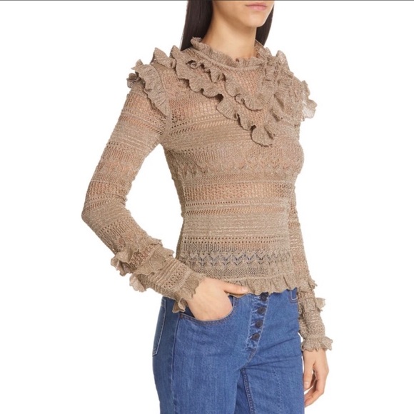 Ulla Johnson Austen Ruffle Sweater In 